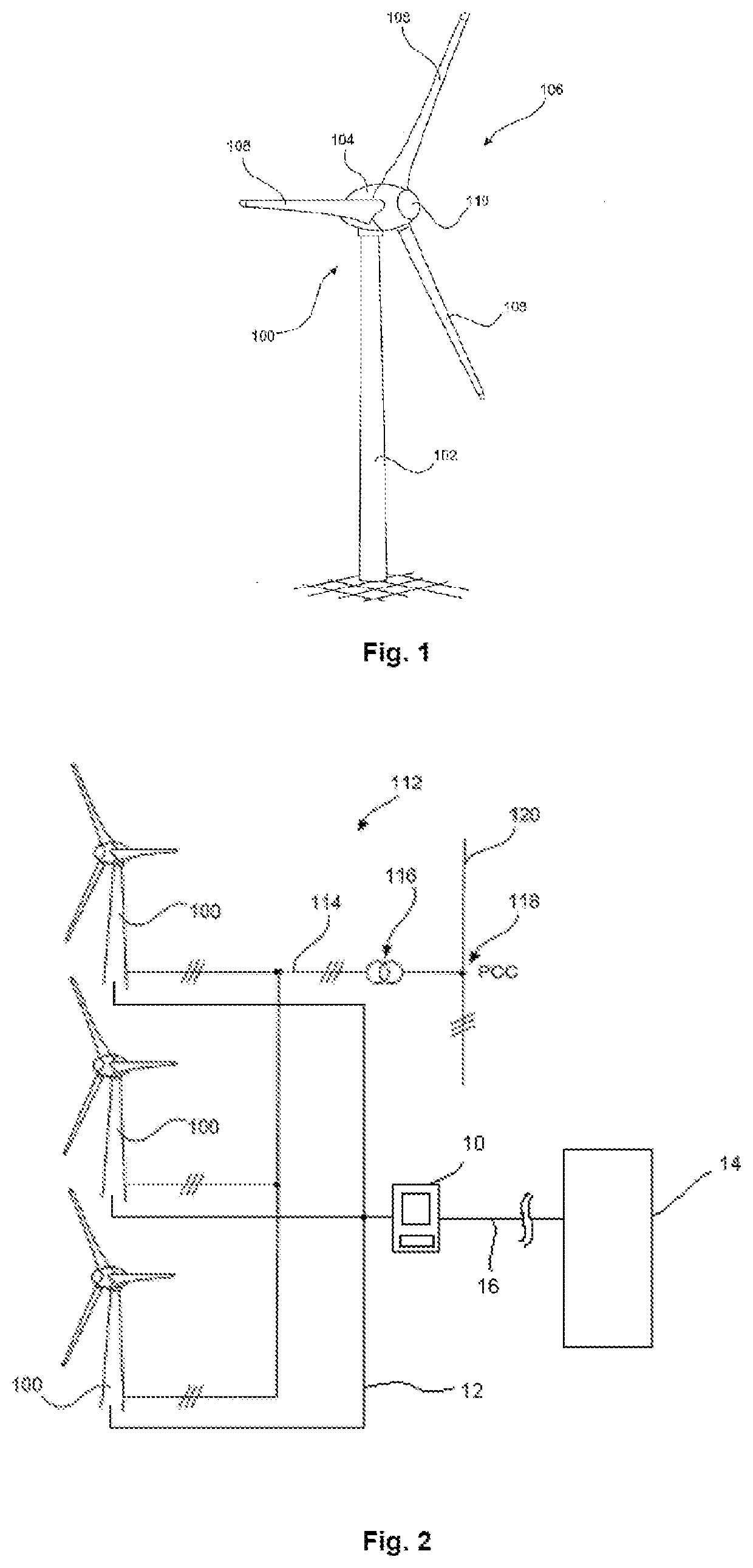 Method and device for operating wind turbines