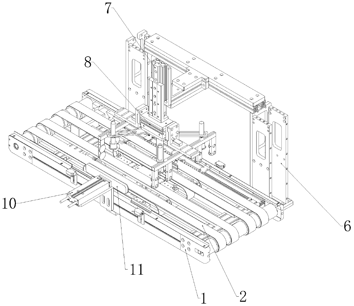 Filature conveyer with positioning function