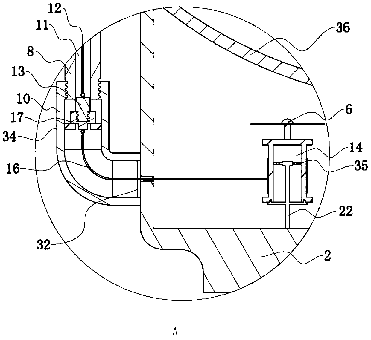 Automobile front fog lamp