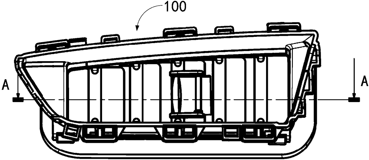 Air outlet blade turbulence structure and air outlet system