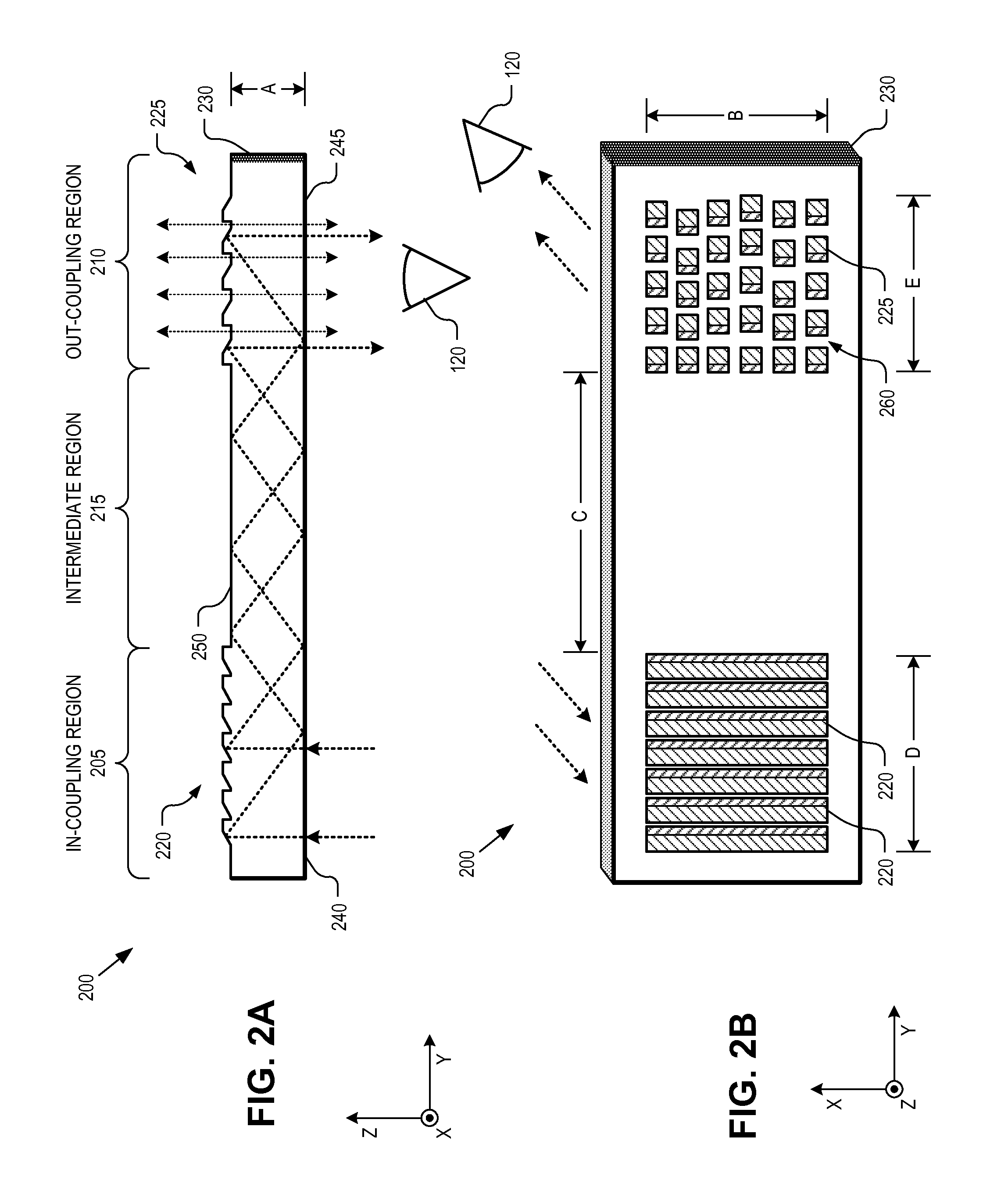 Image waveguide with mirror arrays