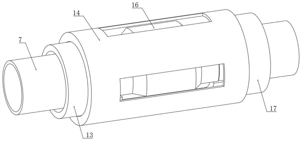 Reverse gravel throwing device