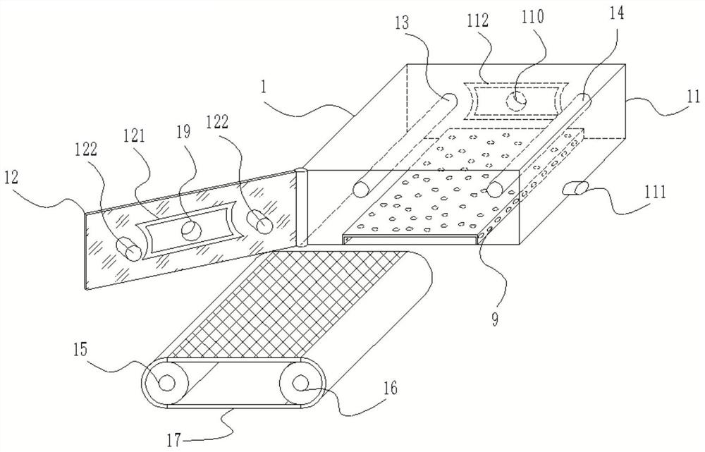 Filtration device and method composed of transmission cross-flow flat-plate membrane member