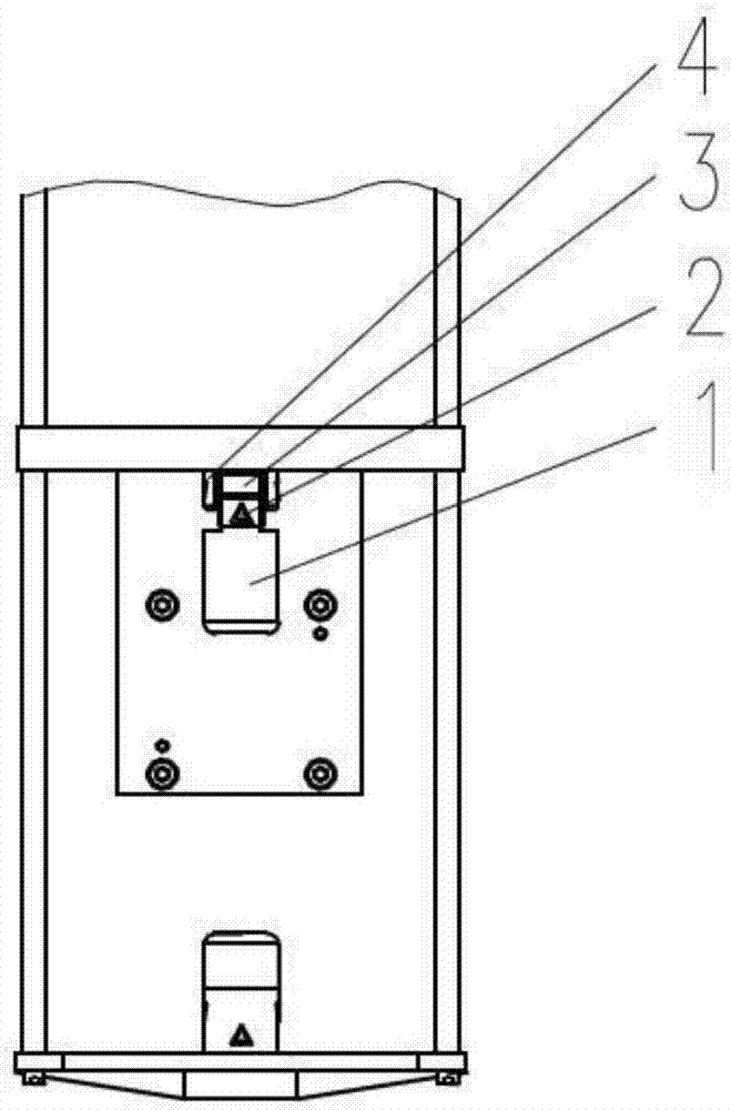 Knife edge universal joint used for dead load type micro-force value standard device