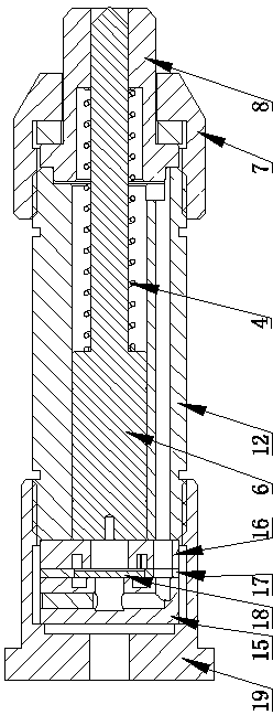 Reducing blasting weighting needle assembly