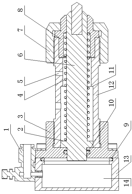 Reducing blasting weighting needle assembly