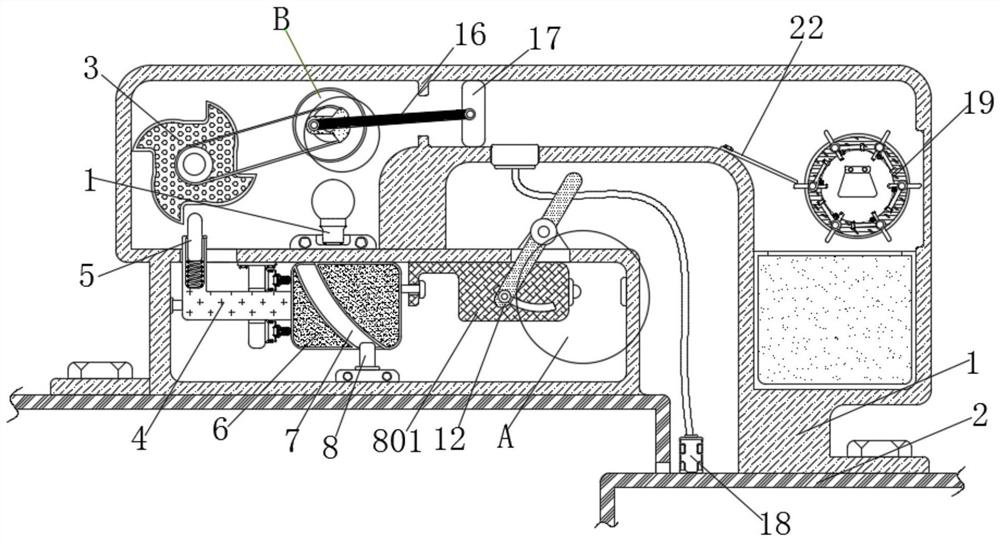 Auxiliary device for detecting leakage of crane pipeline
