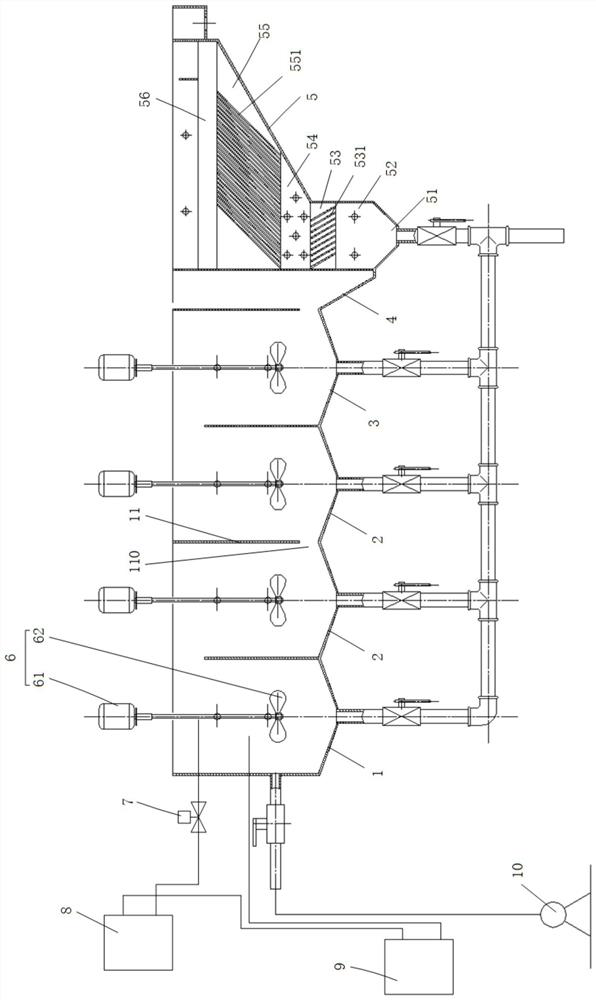 Coagulation sedimentation water purification device