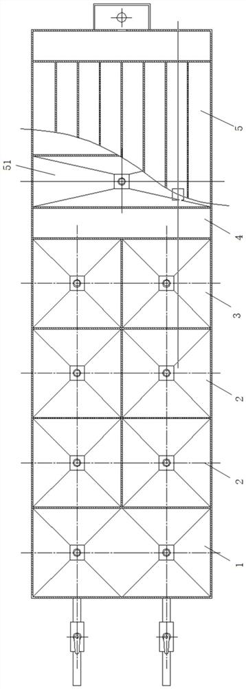 Coagulation sedimentation water purification device