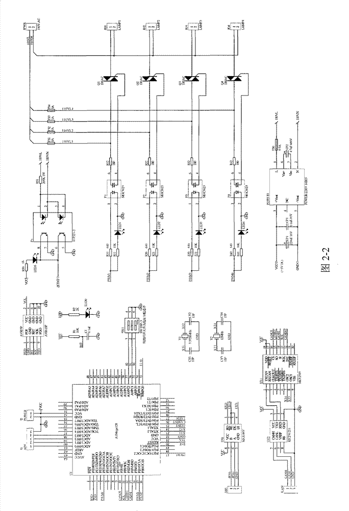 Full-digitalization underwater lamp dimming device