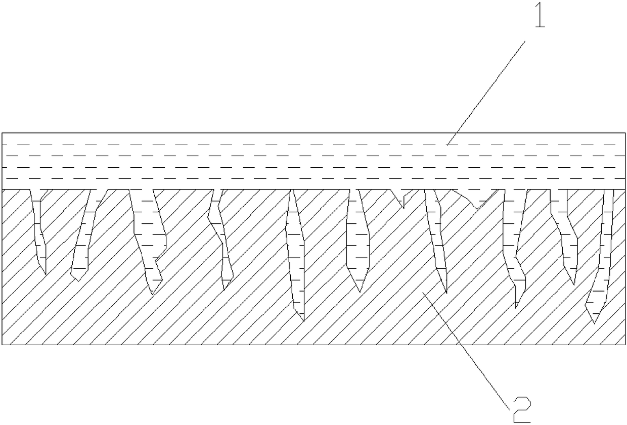 A kind of lightweight resin wall brick and its manufacturing method