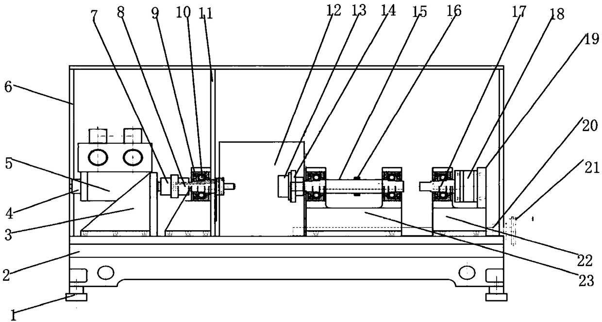 Integrated vibration damping belt pulley characteristic tester