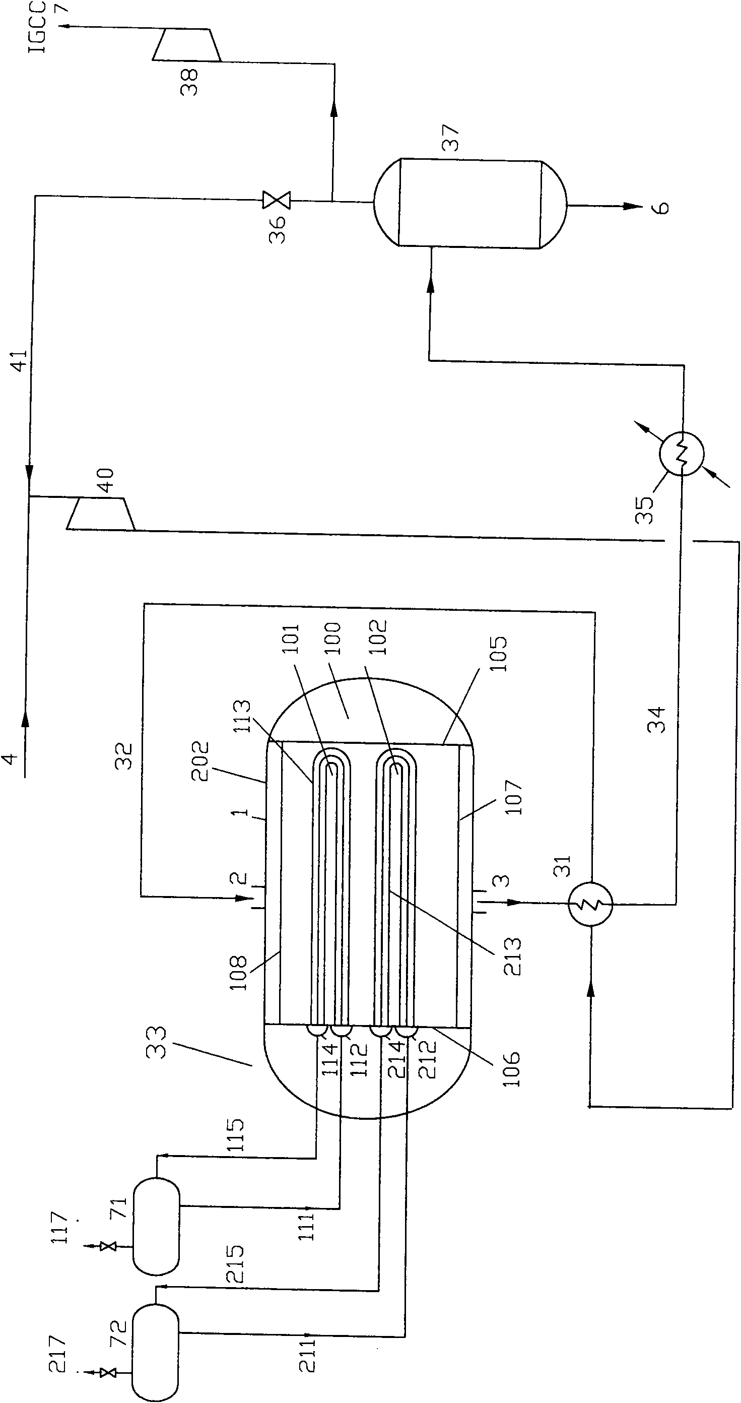 Chemical-electric poly-generation method and equipment