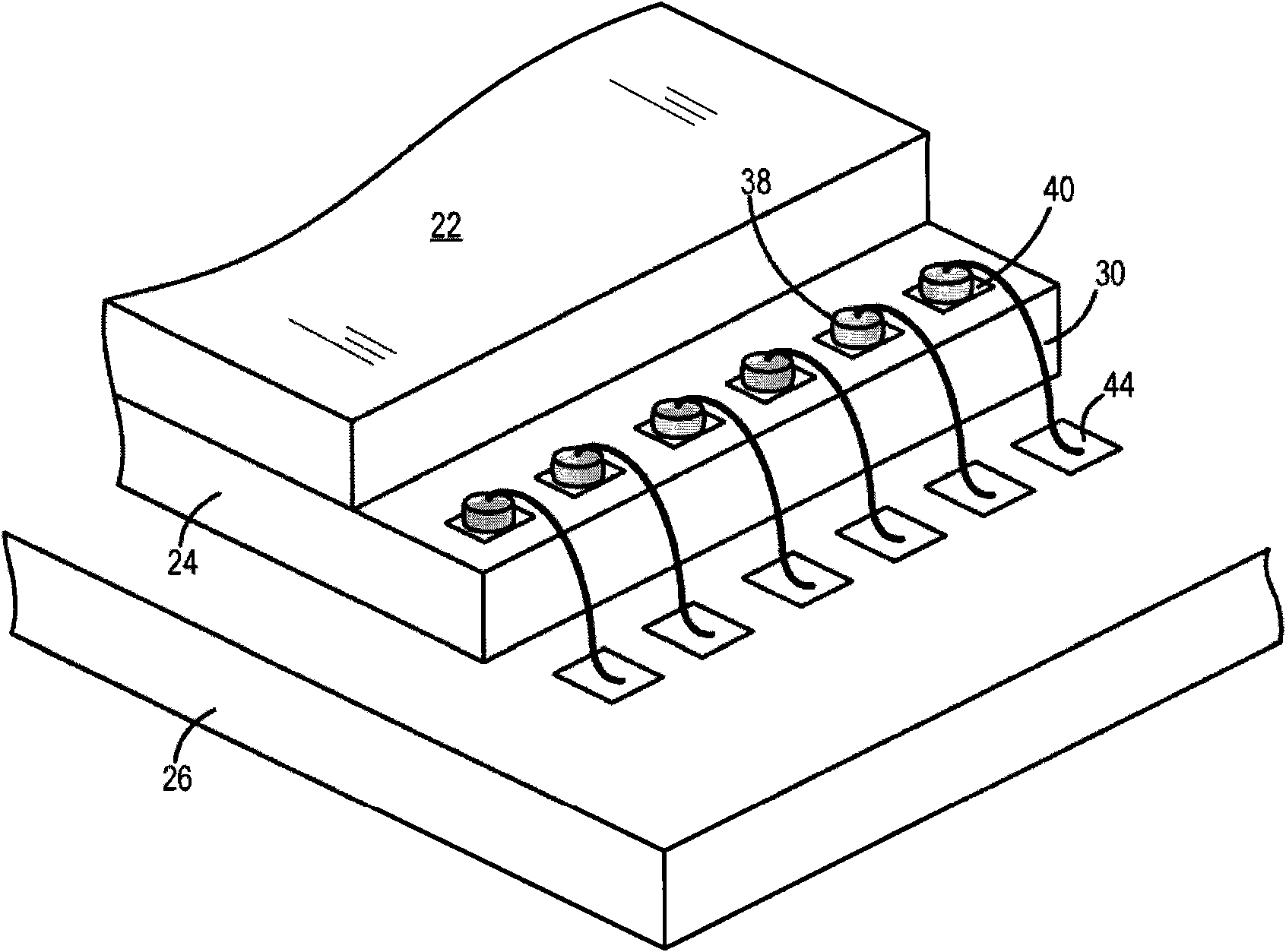Conducting wire stack type suture joint in semiconductor device