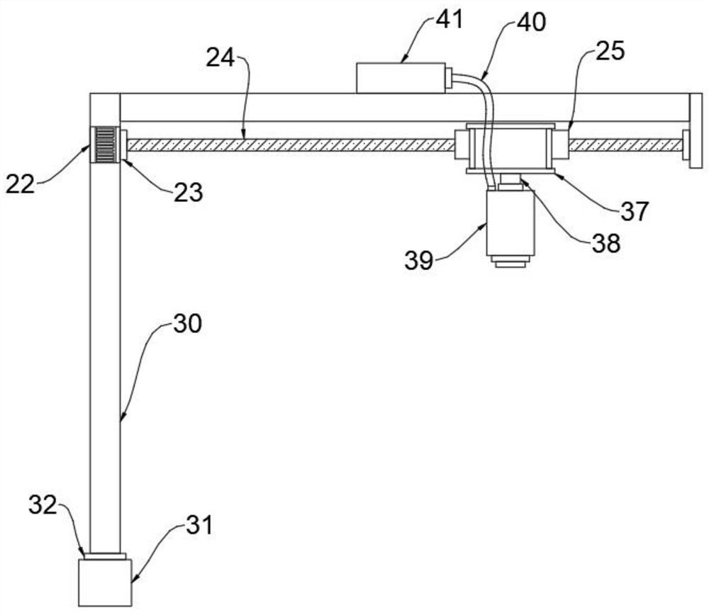 Dismounting device for air compressor air inlet valve fault processing and using method thereof