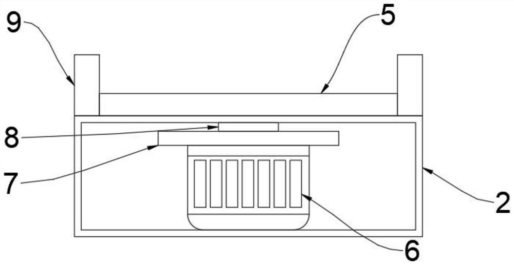 Dismounting device for air compressor air inlet valve fault processing and using method thereof