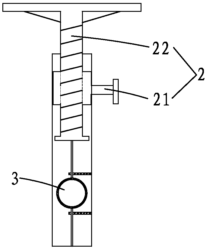 Calibration device and calibration method for static force level gauge