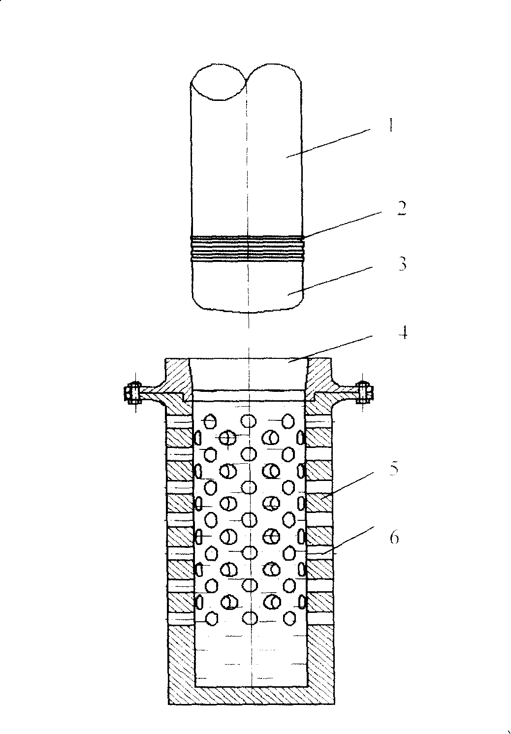 Hydraulic damping energy-absorbing device