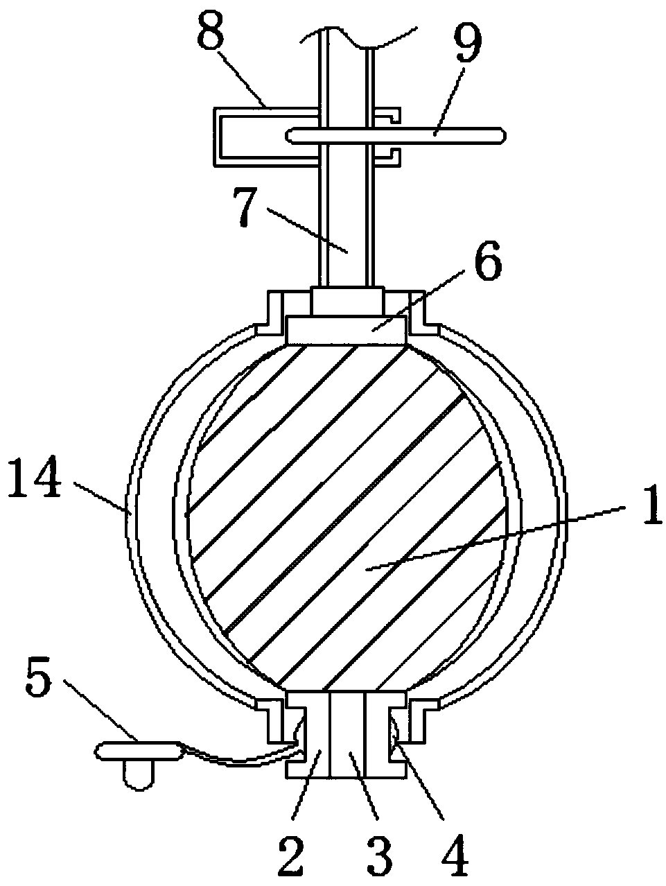 Medical negative pressure drainage ball for squeezing backflow prevention