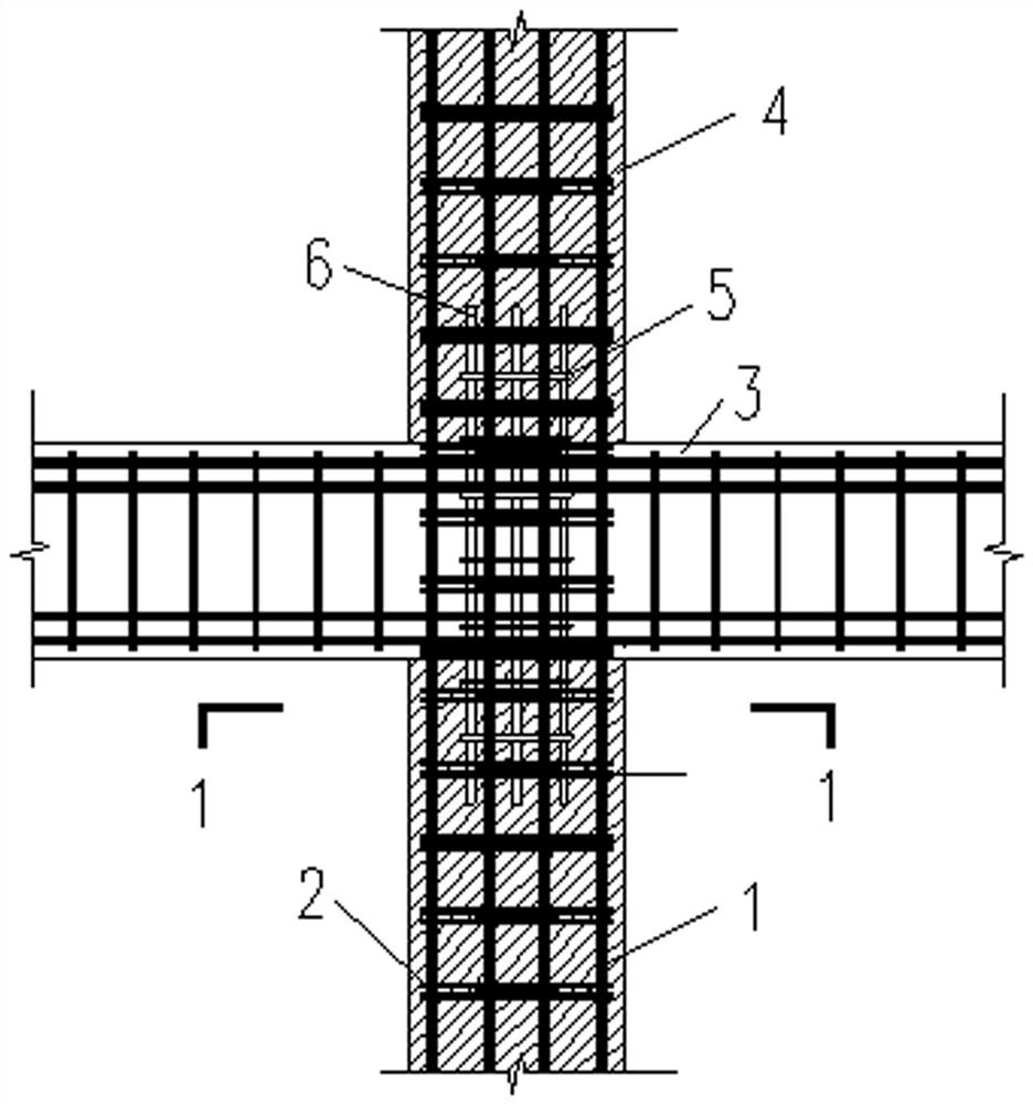 Unequal-strength beam-column joint based on ring rib confined concrete laminated short column