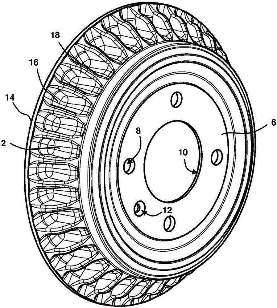 Brake drum comprising an annular body spaced away from the friction ring