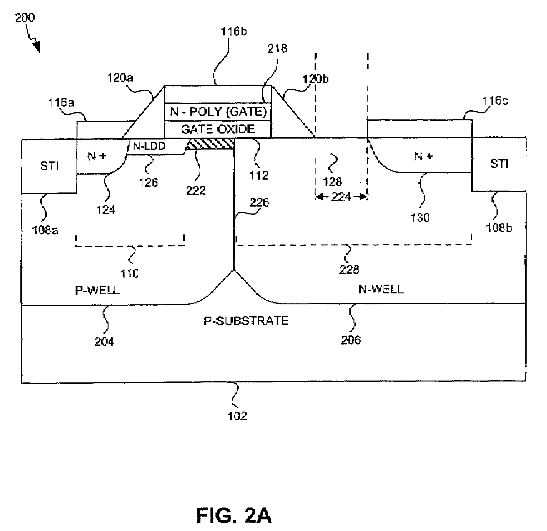 Semiconductor device with increased breakdown voltage