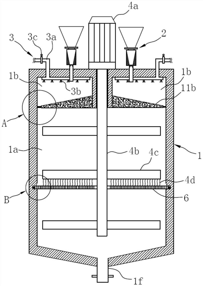 Pesticide mixing and stirring device for fruit planting