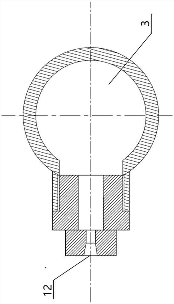 High-altitude spraying device for venue type circular stand column