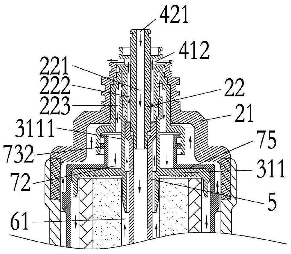 Composite filter element assembly and water purifier