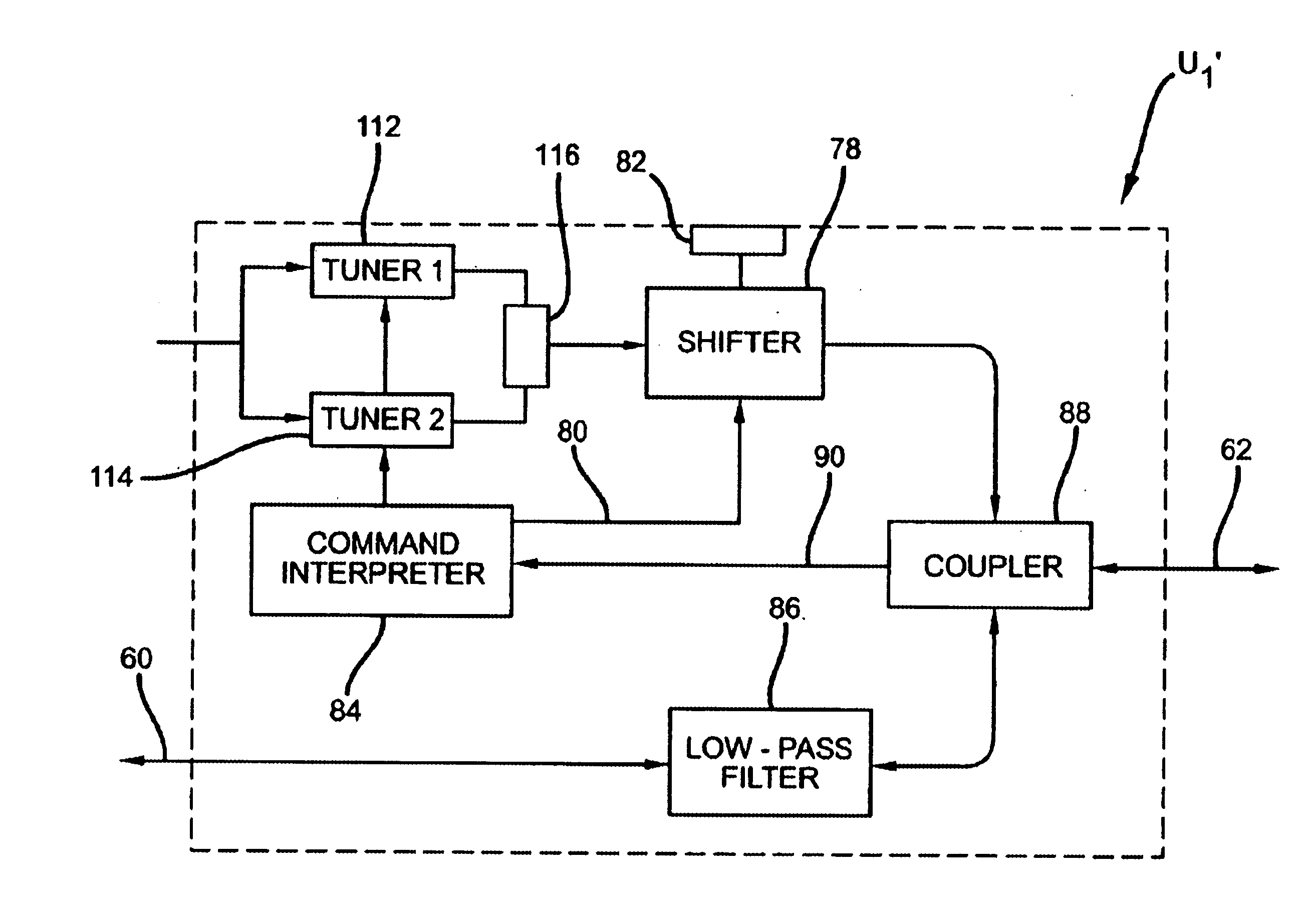 Video transmission system and method utilizing phone lines in multiple unit dwellings
