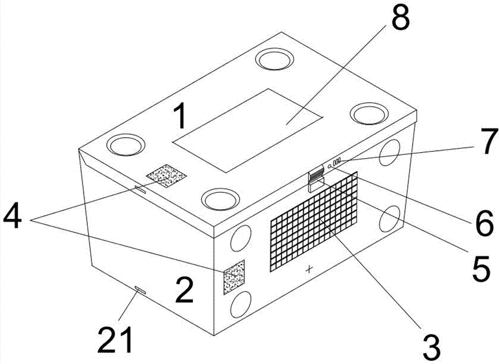 Automatic renting device of shared containers