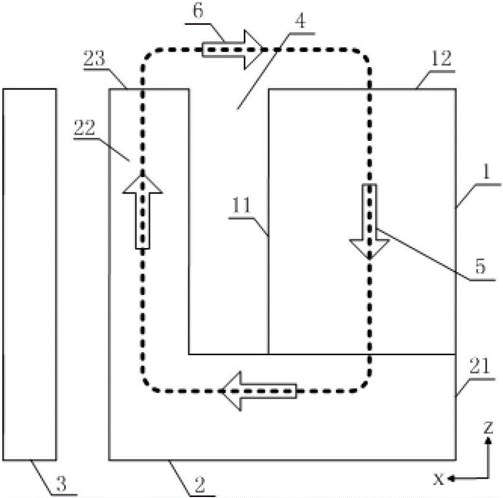 Magnetic moment orientation device for identifying magnetic graph on magnetic stripe and identification method of magnetic moment orientation device