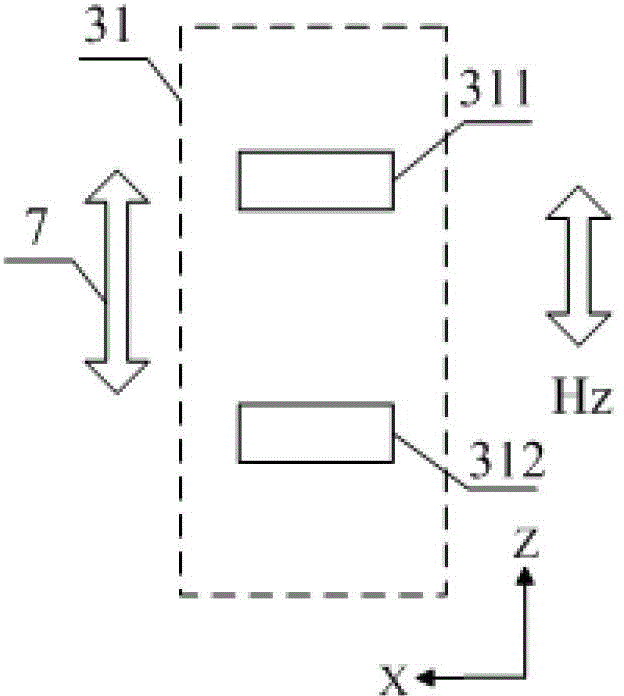 Magnetic moment orientation device for identifying magnetic graph on magnetic stripe and identification method of magnetic moment orientation device