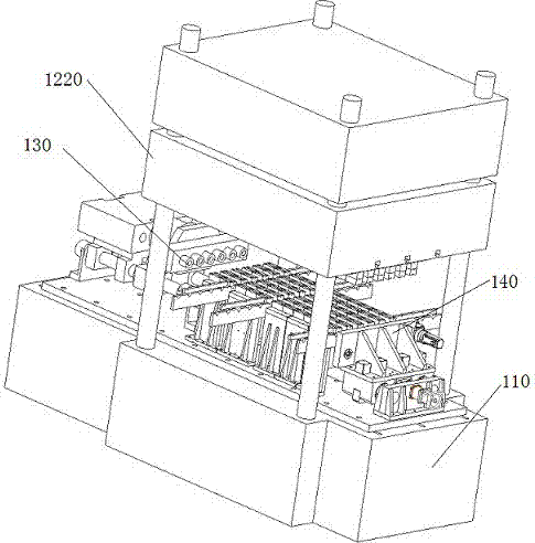 Square tube twisting production line