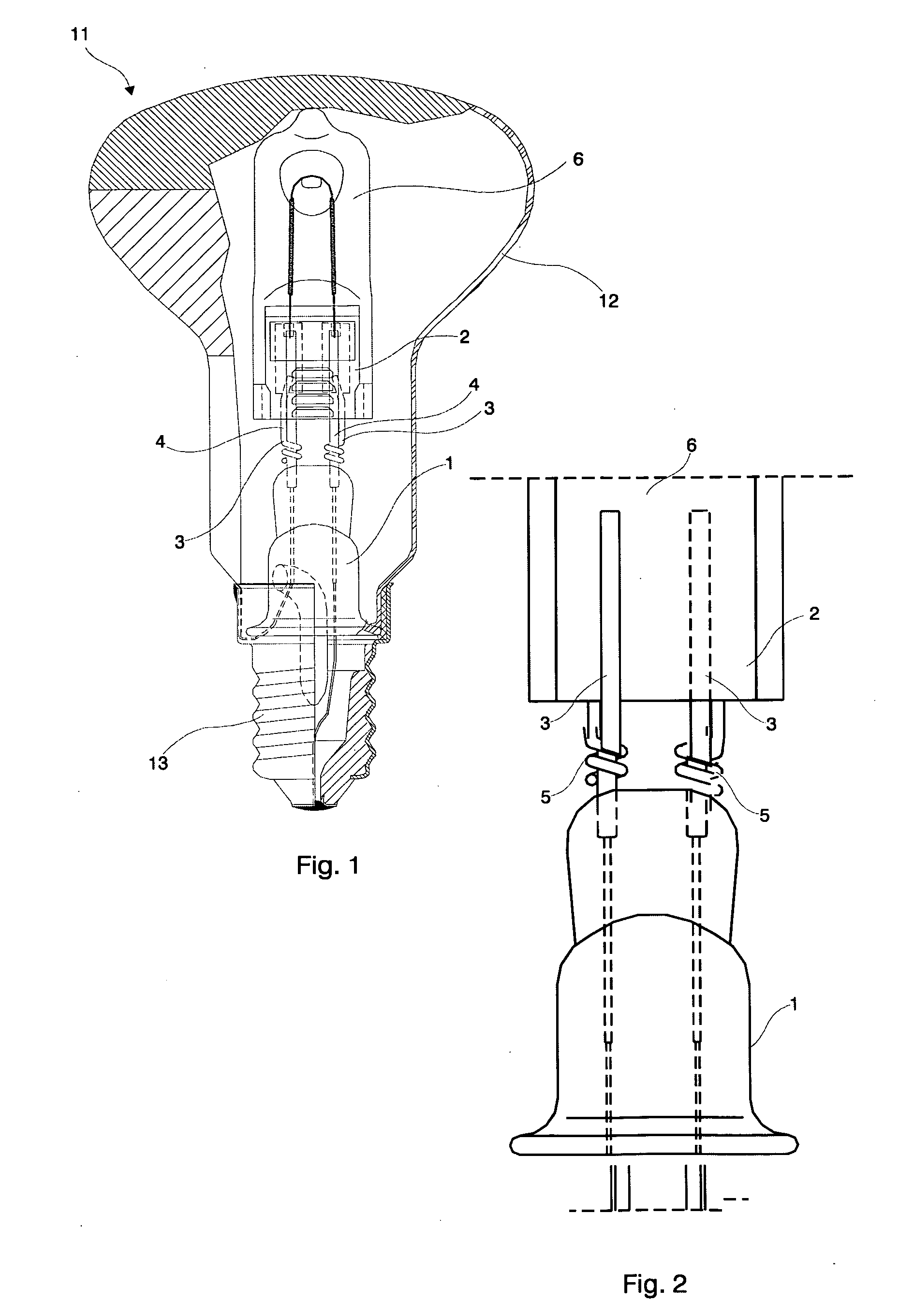 Lamp with inner capsule