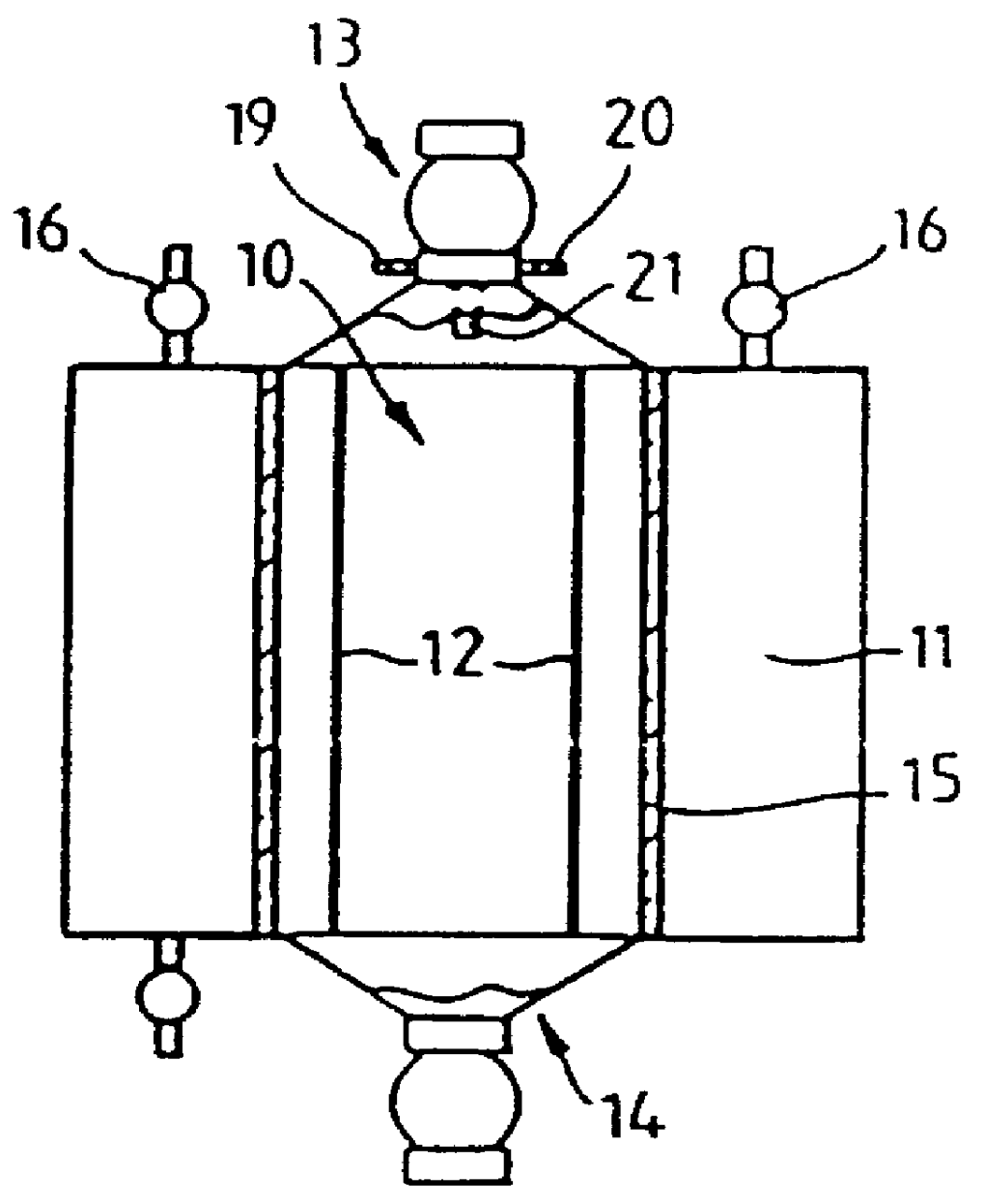 Method and apparatus for separating liquid mixtures using intermittent heating