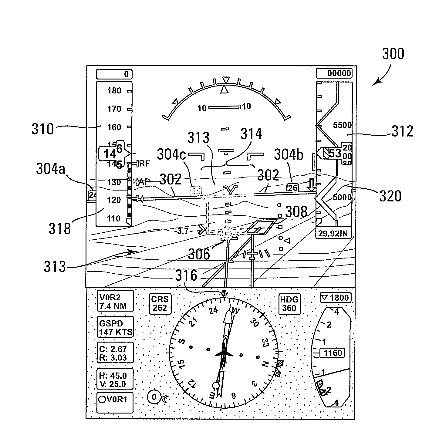 System and method for increasing visibility of critical flight information on aircraft displays