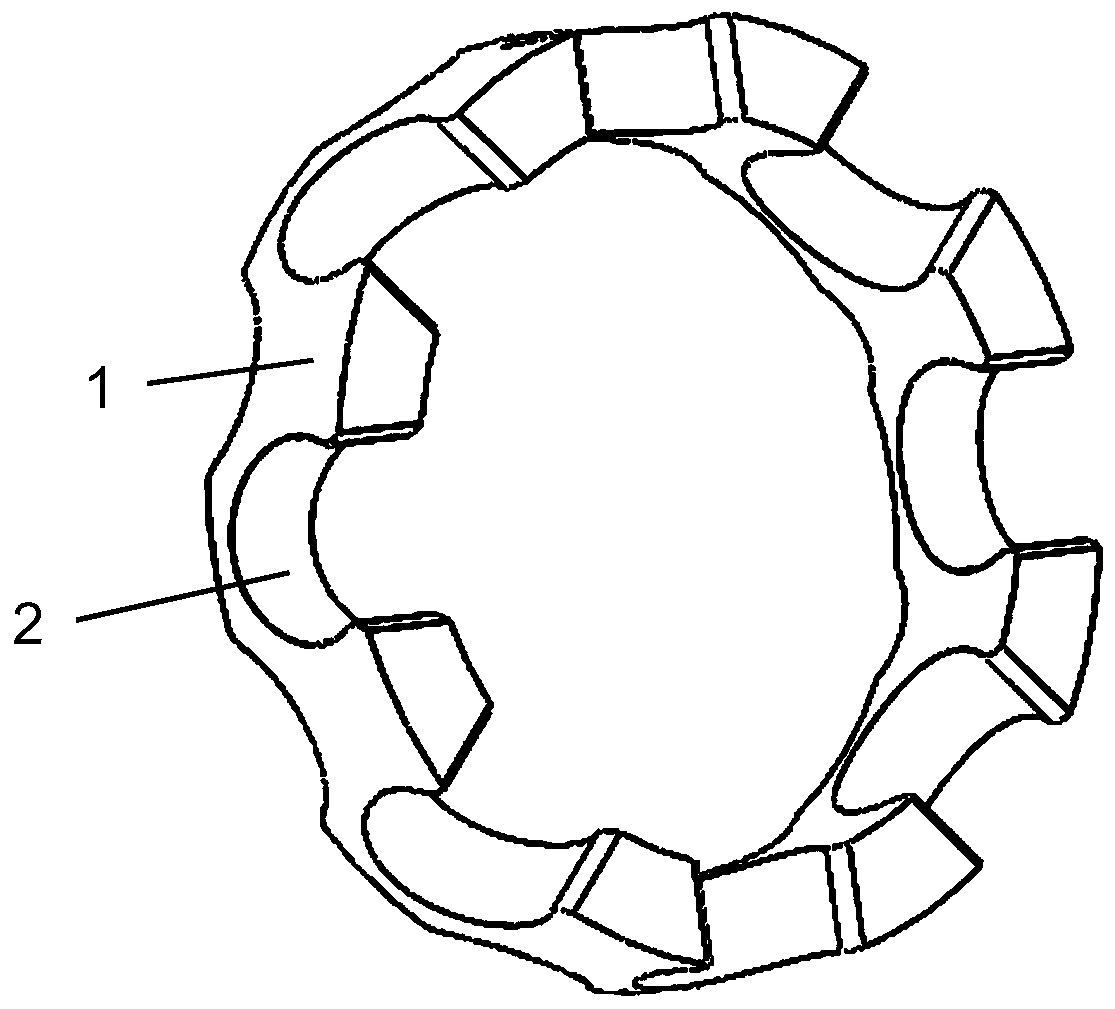 Miniature bearing plastic retainer
