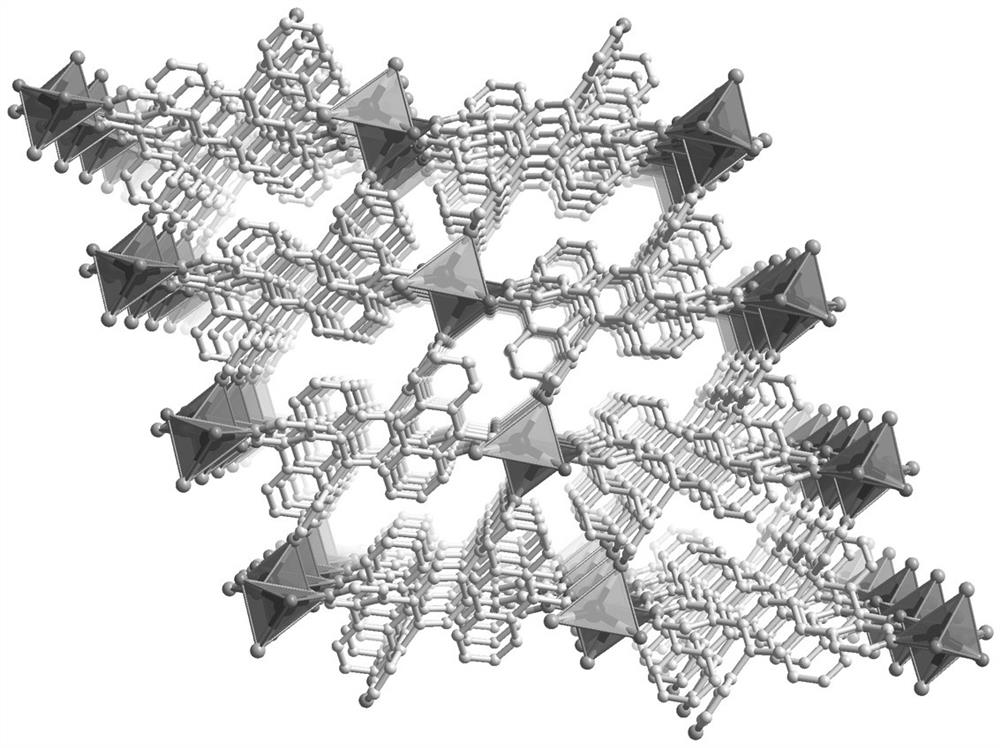 A new ag coordination polymer crystal material and its preparation method and application