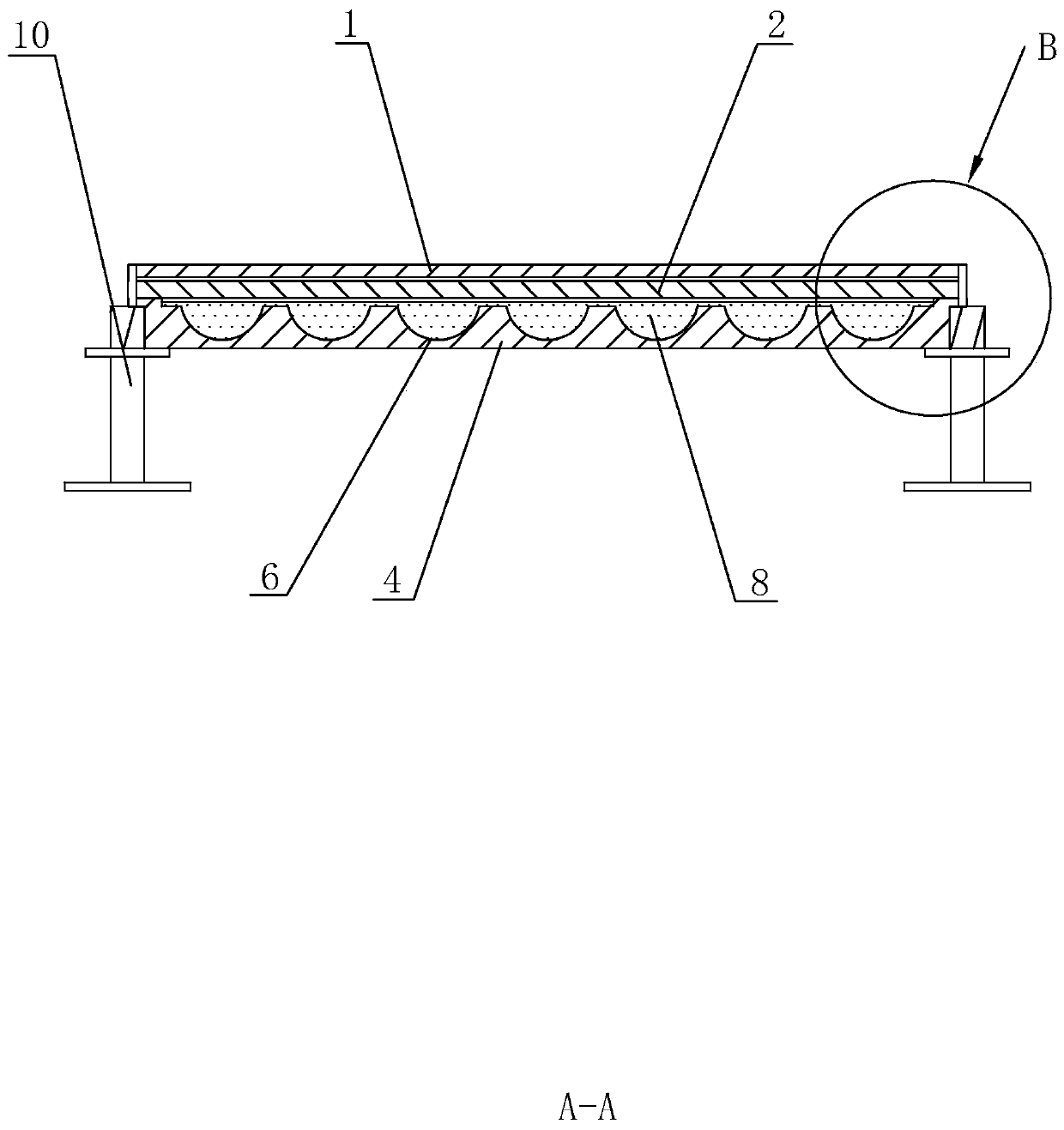 Anti-static movable floor and production process thereof