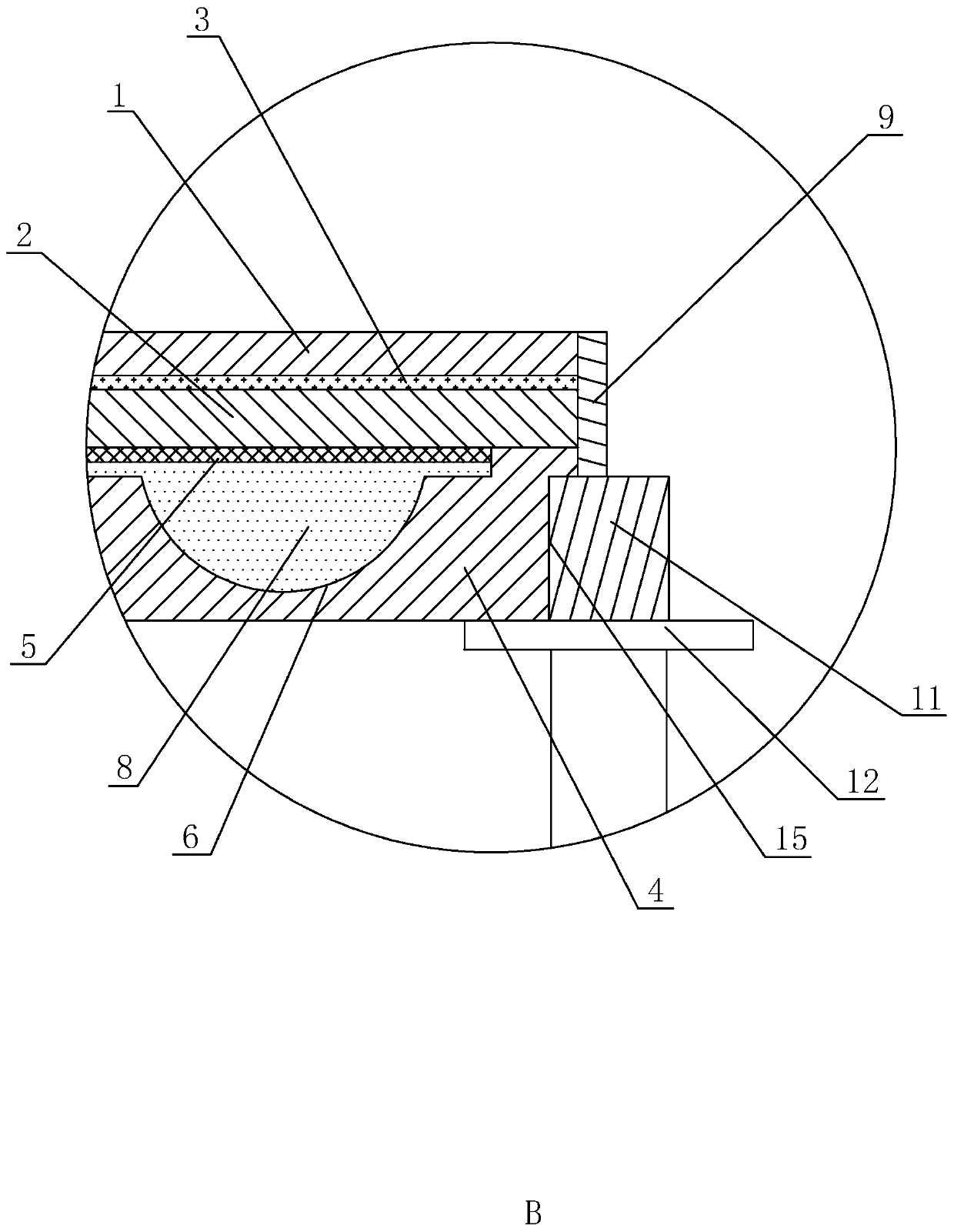 Anti-static movable floor and production process thereof