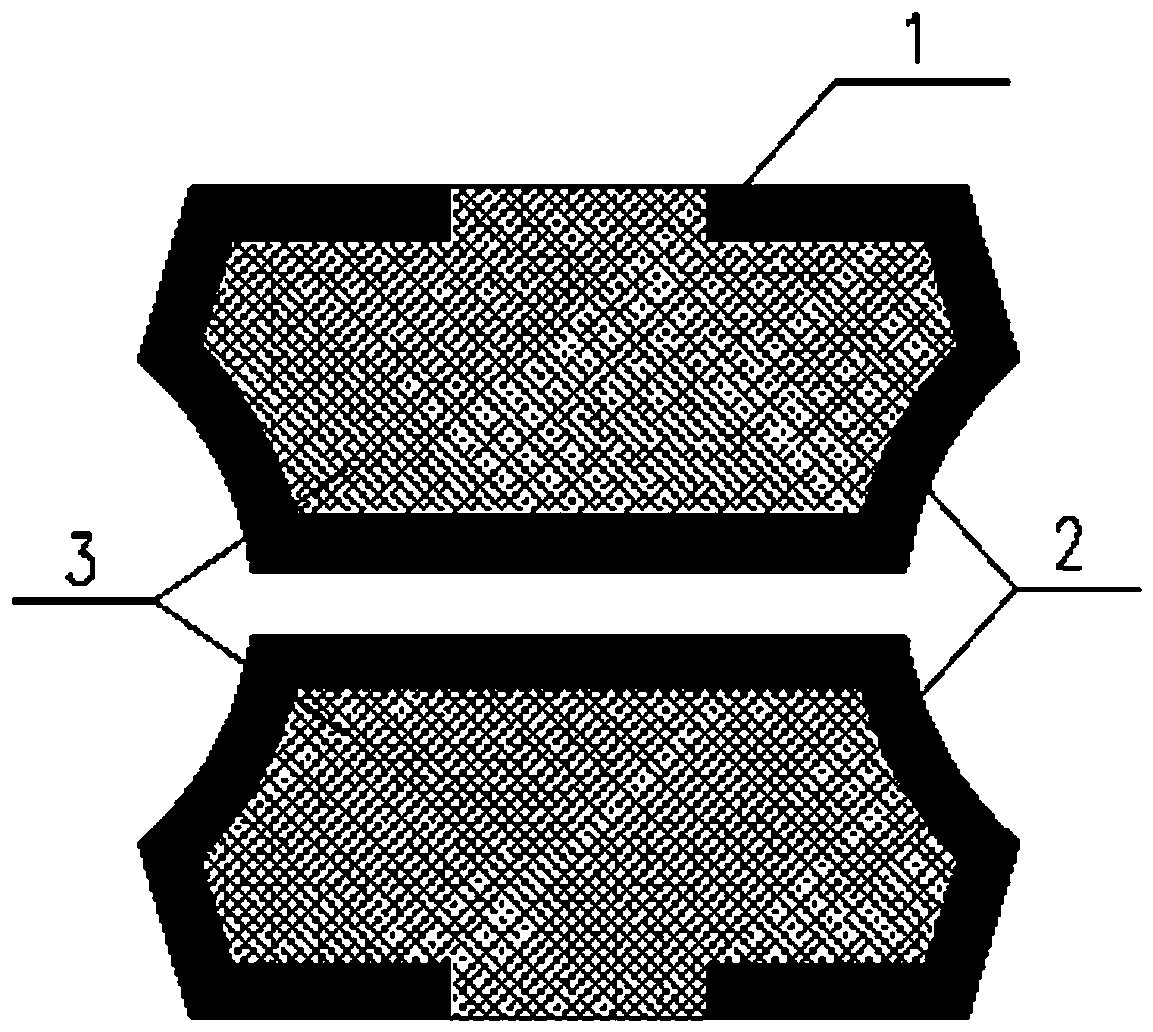 Waterproof elastic sealing gasket for segment joint of shield tunnel