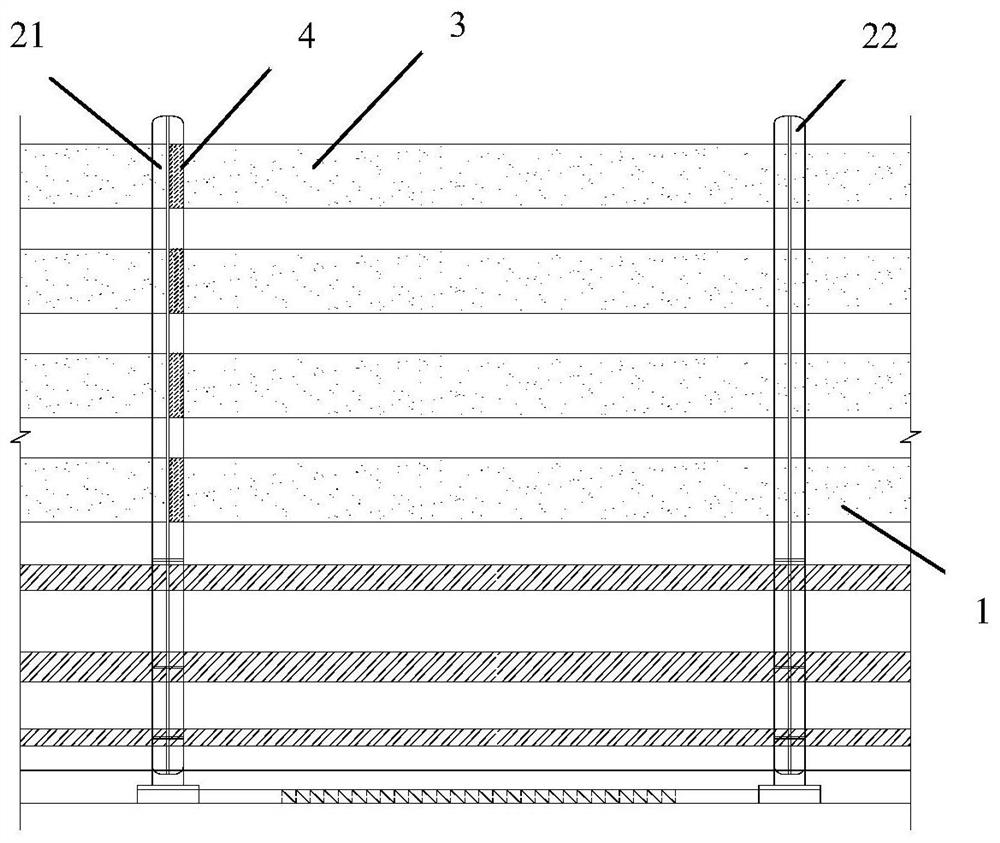 A rollable wind barrier structure