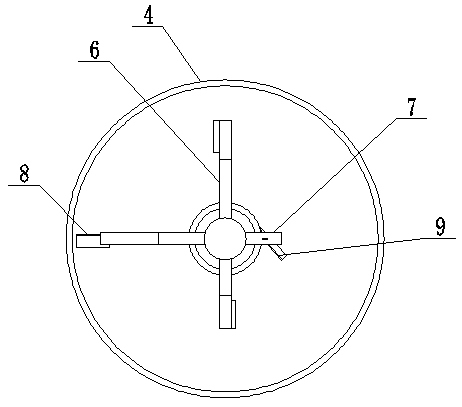 Special forced stirrer for normal-temperature asphalt mixture