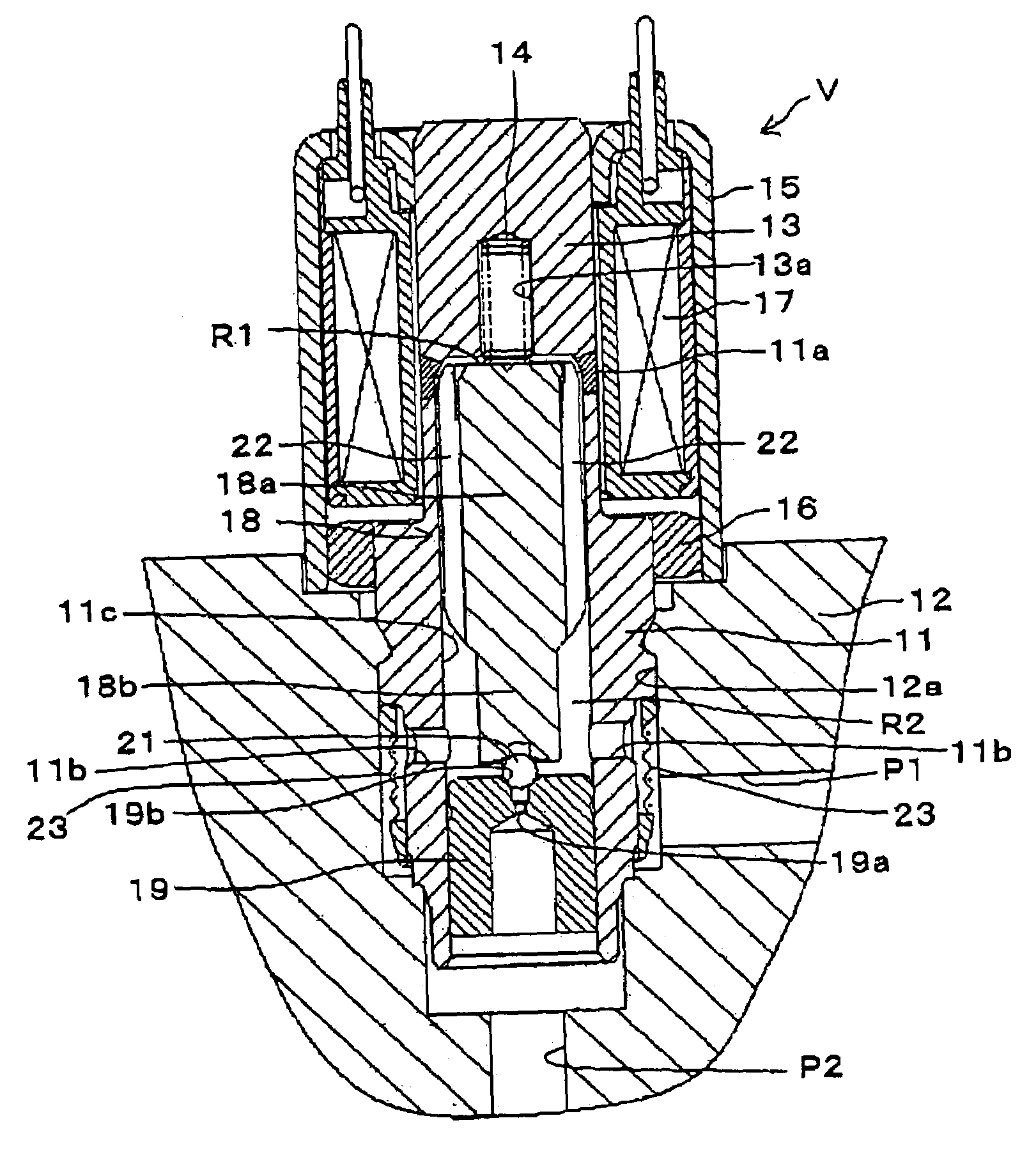Normally closed solenoid-operated valve