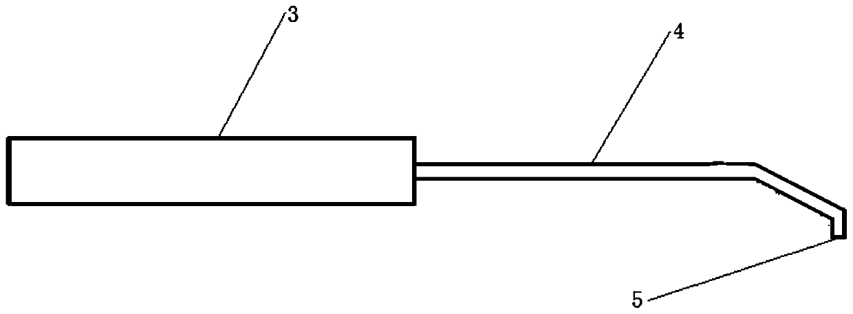 Optimization device for expanding automatic screening and testing contact surface of chip