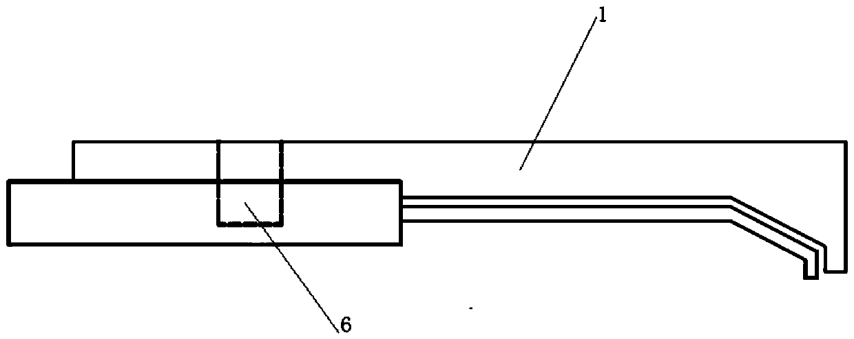 Optimization device for expanding automatic screening and testing contact surface of chip