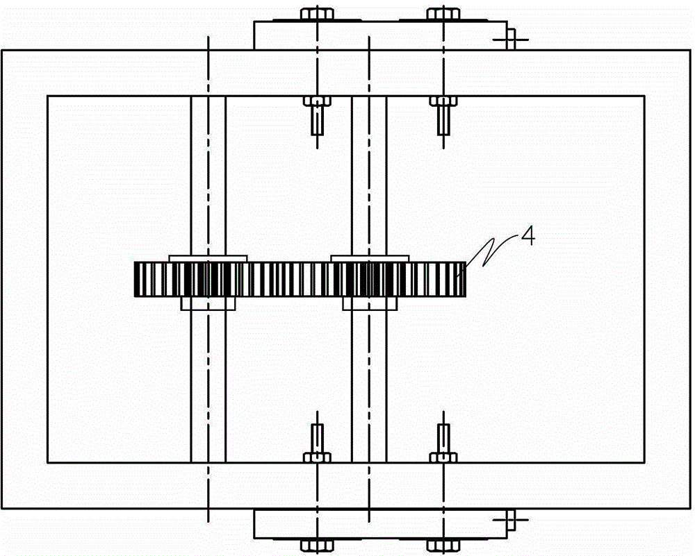 Gear finish machining device and method