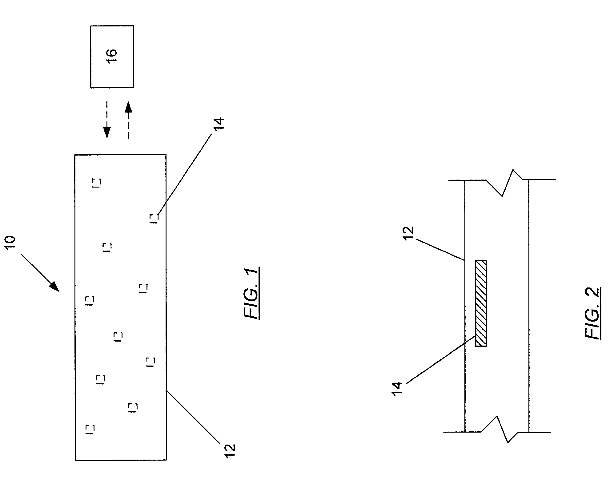 Passive structural assessment and monitoring system and associated method