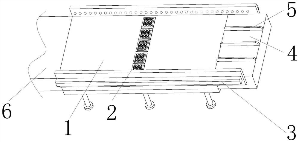 Object sorting and conveying device for logistics supply chain